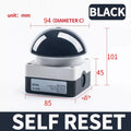 Waterproof Mushroom Head Push Button Switch, Momentary or Self-Locking Emergency Stop Start Switch for Industrial Control Panel