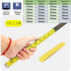 0.2M/1M Non-slip Heat Shrink Wrap Tubing Fishing Rod DIY 5 Colors Handle Insulation Waterproof Racket Handle Grip 15-50MM