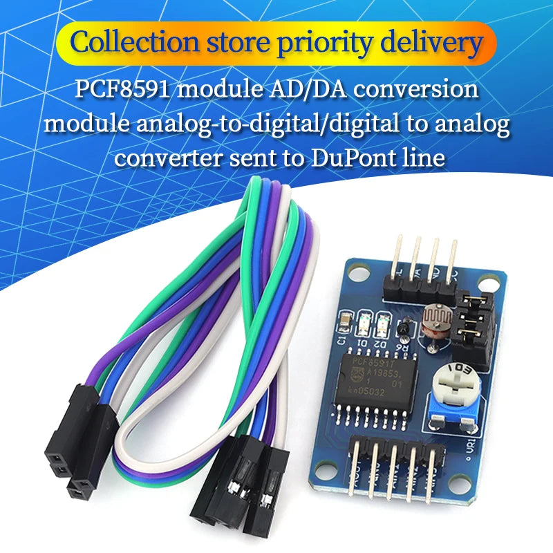 Liludin 1/5/10Pcs PCF8591 AD/DA Conversion of Digital Converter Module Temperature Illumination For Arduino