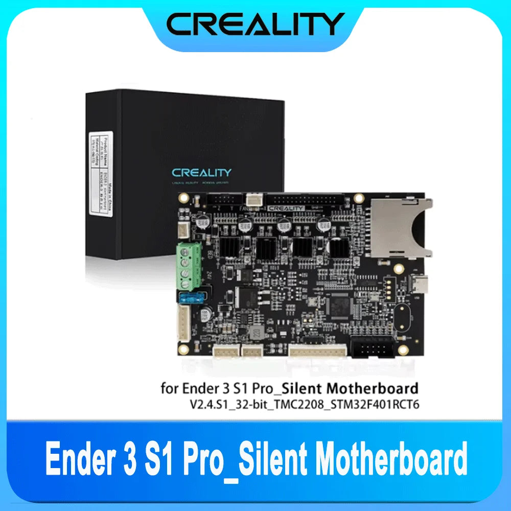 Creality For Ender-3 S1 Pro Silent Mainboard Kit 32 Bit V2.4.S1 3D Printer Parts Upgraded High Performance TMC2208 STM32F401RCT6