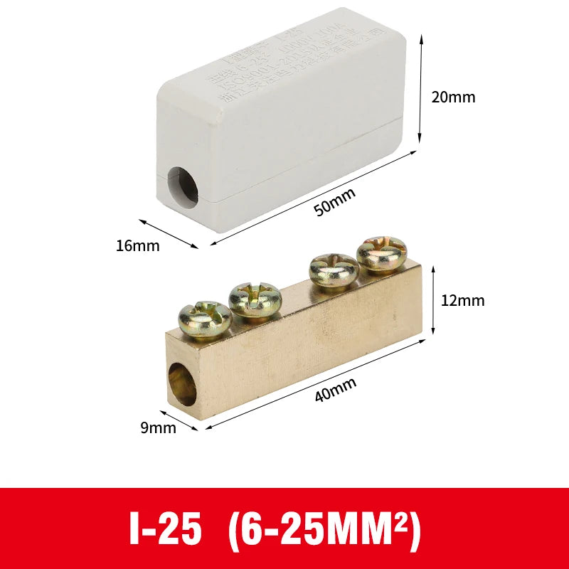 High Power Branch Terminal Quick Wire Connector Terminal Block 400V Electrical Cable Junction Box ZK-306 T-Type Wiring Terminal