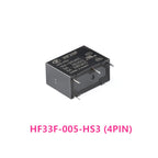 5Pcs New Relay HF33F JZC-33F-005 012 024-HS3 ZS3 HF33F-012-ZS3 4PIN 5PIN 5A 5V 12V 24V Power Relays