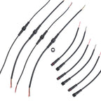 M12 IP67 Waterproof Cable Connector 2/3/4 Pin Male Female Plug with PVC Wire for Car Motorcycle LED Light Auto Accessories