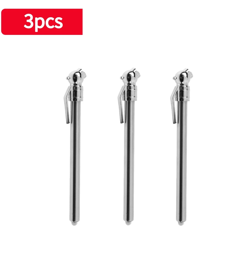 1-5pcs Stainless Steel Pen Shaped Car Vehicle Tire Pressure Gauge Test Meter Gauge Portable Car Tire Pressure Gauge Barometer