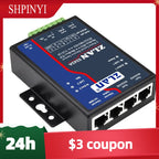 ZLAN 5243A 2 ports RS485 to Ethernet RJ45 TCP IP Modbus RTU Gateway multi master serial device rs232 to ethernet