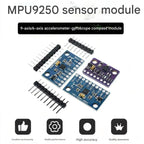 MPU9250 6500 Module 9DOF Accelerometer Gyroscope Compass 6/9 Axis GY-91 Sensor