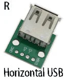 1pc MICRO MINI 5P 4P 9P 10P  type-c USB To Dip Female B-type Square Interface Printer Mike PCB Converter Adapter Breakout Board