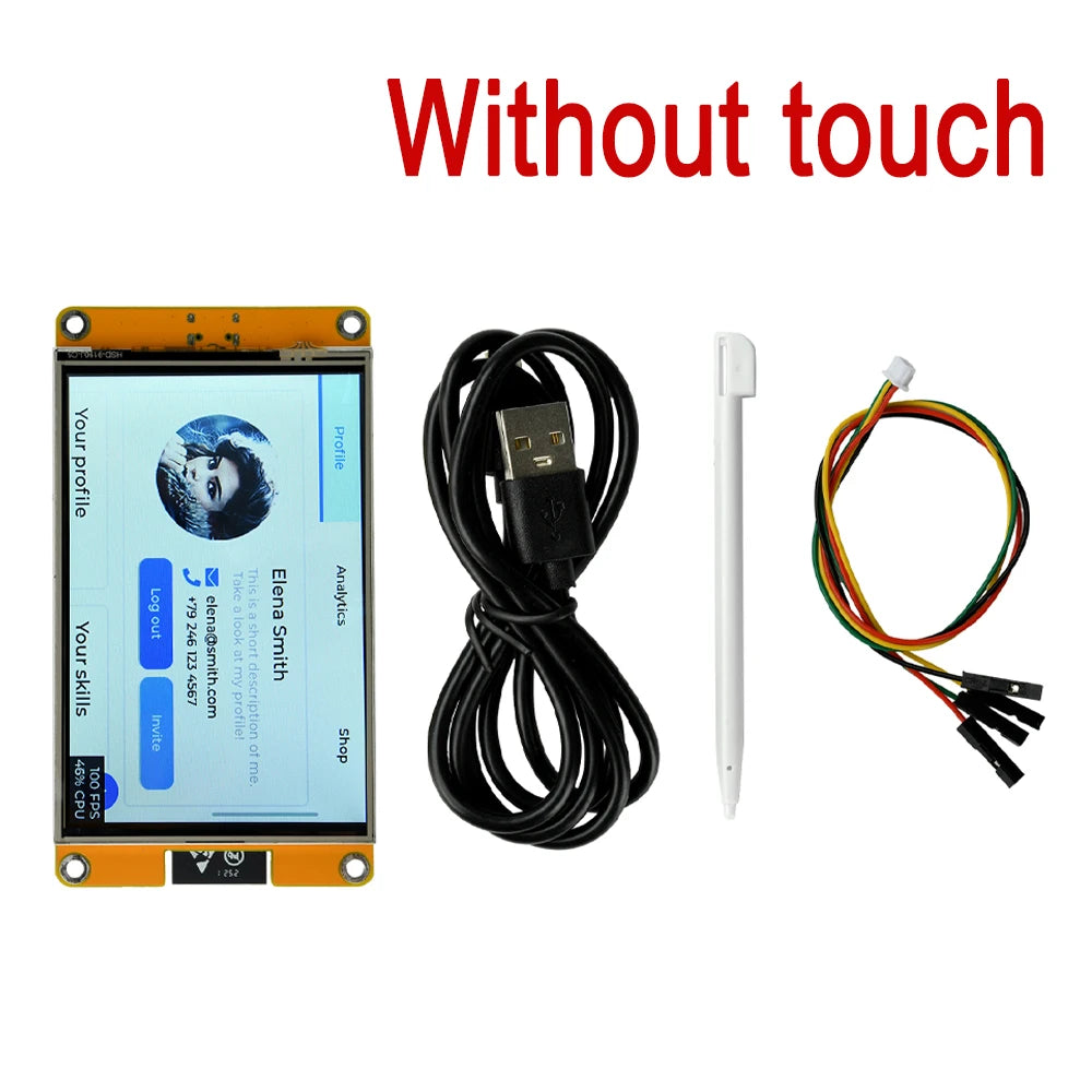 4.0-Inch Touch Screen ESP32 WiFi Bluetooth Development Board 320x480 Resolution ST7789 Driver ESP32-32E Module Type-C