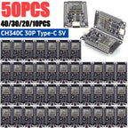 1-50Pcs ESP32 Development Board WiFi+BT IOT USB Type-C ESP32D Development Board Ultra-Low Power Consumption for Smart Home