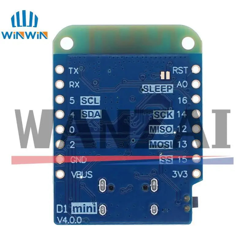 WEMOS D1 Mini V4.0.0 TYPE-C USB WIFI Internet of Things Board based ESP8266 4MB MicroPython Nodemcu Arduino Compatible