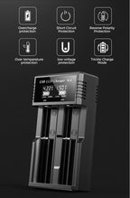 USB LCD Battery Smart Charger 1/2/4 Slots Dual For 18650 3.7V Rechargeable Lithium Battery For 1.2V NI-MH AA / AAA Battery