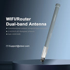 Outdoor 2.4GHz 5.8GHz Wifi Antenna Dual Band N Male Fiberglass 5G Antennas Wifi Extender for Hotspot 2.4 GHz Router