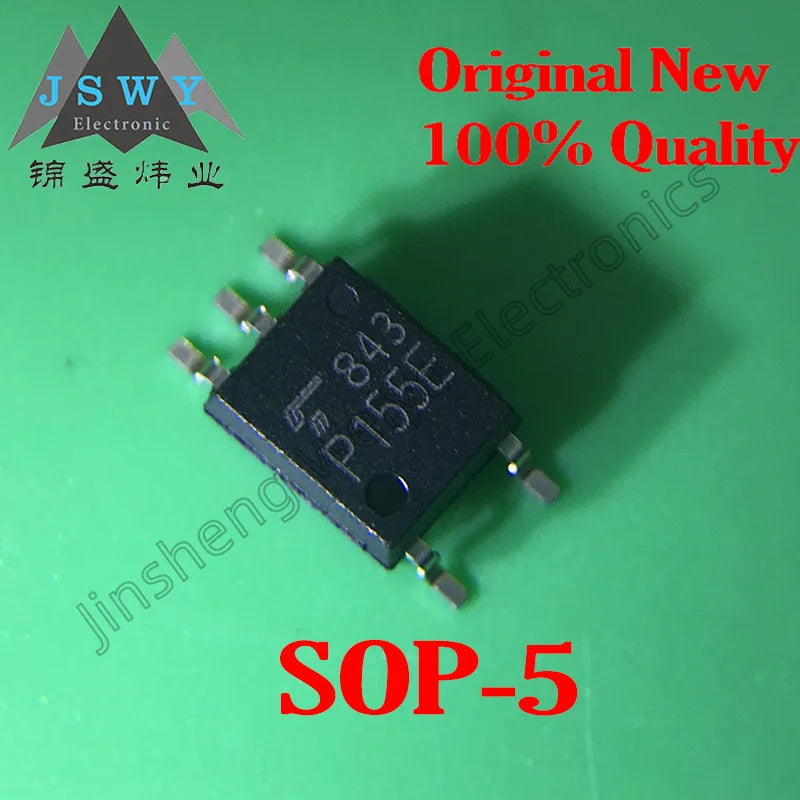 (10/50 Pieces) TLP155E P155E SOP-5 IGBT Driver Optocoupler Original New In Stock Fast Delivery Electronic Chip