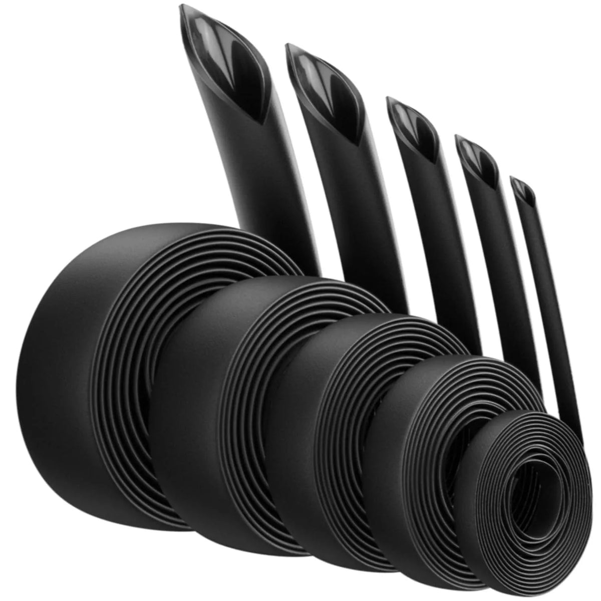 5:1 Ratio Heat Shrink Tubing Φ4mm to Φ52 Dual Wall Adhesive Lined Shrinkable Wire Wrap Tube Waterproof Industrial Sleeves Black