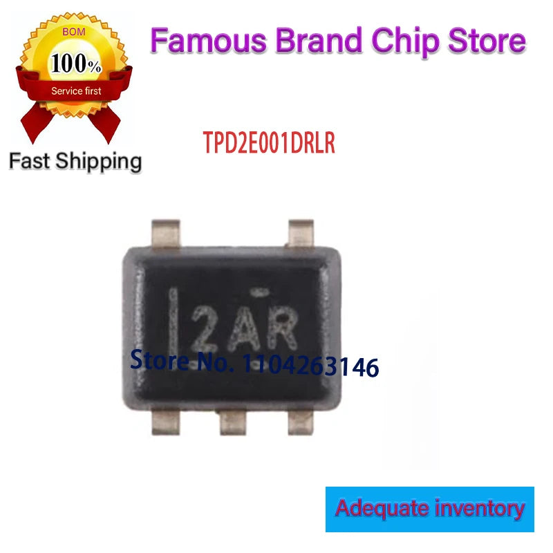20PCS 2AR New and Original Chip IC TPD2E001DRLR TPD2E001DR TPD2E001 SOT553