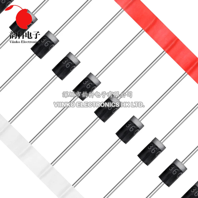 20pcs SR160 SR240 SR260 SR340 SR360 SR540 SR560 SR1100 SR2100 SR2200 SR3100 SR3150 SR3200 SR5100 SR5150 SR5200 Schottky Diode