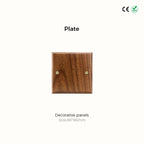 Avoir Retro Black Walnut Panel Toggle Switches USB Type C FR EU Socket Outlet Brass Lever Wall Light Switches Cat6 Rj45 For Home