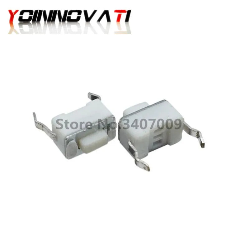 100Pcs Panel PCB Momentary Tactile Tact Push Button Micro Switch 2 Pin DIP Light Touch 3*6*4.3 mm/3*6*5mm Keyboard