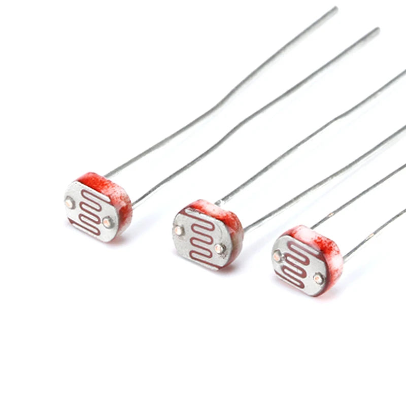 100Pcs/10pcs 5516 Light Sensitive Resistor 5mm Photoresistor Photoelectric Switch Element Photo Detector Dependent LDR GL5516