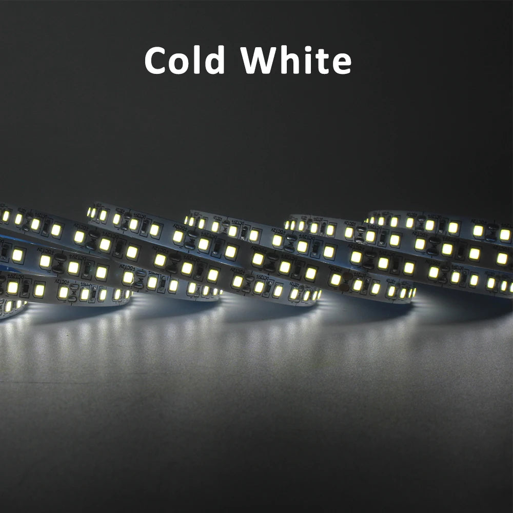12V 2835 LED Strip Light 120LEDs/M Red Green Blue Yellow Warm WhiteTape Ribbon High Brightness 8mm Lamp For Room Decor Lighting