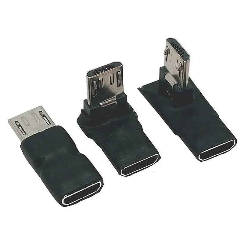 Micro USB Verlängerung Kabel Super Speed Android Elbow Erweiterung Männlichen Zu Weiblichen Daten Sync USB 2,0 Extender Kabel Ve