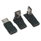 Micro USB Verlängerung Kabel Super Speed Android Elbow Erweiterung Männlichen Zu Weiblichen Daten Sync USB 2,0 Extender Kabel Ve