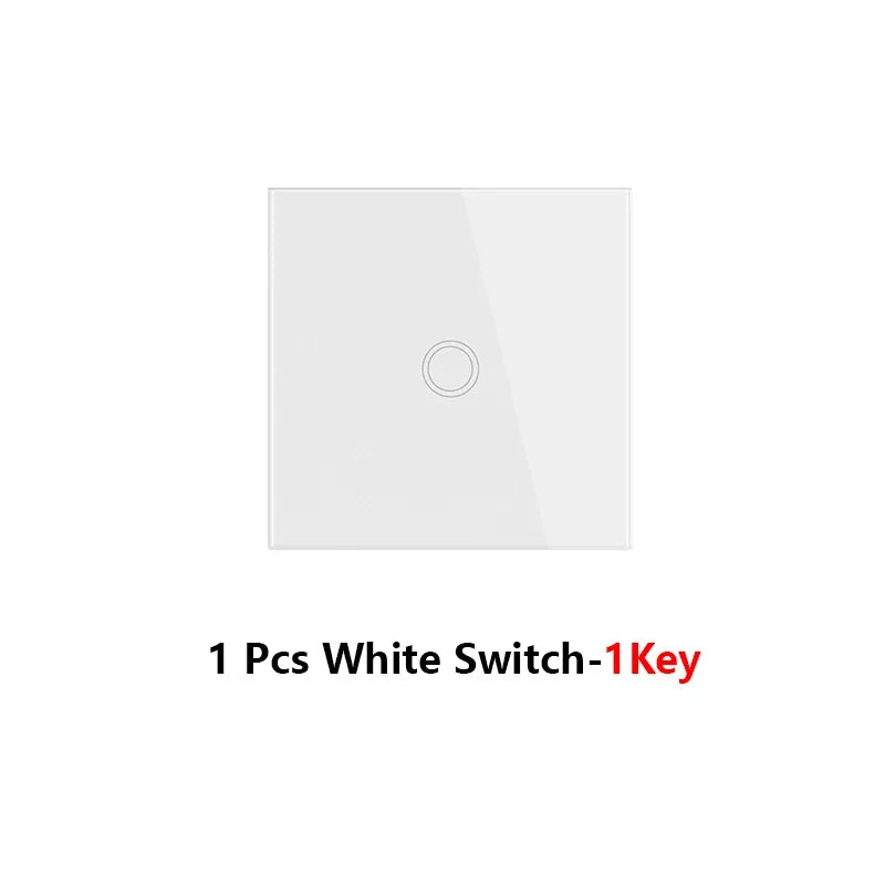 Diese 86 Switch Panel ON/OFF Touch Switch Wireless Light Switch 433Mhz Remote Control ,AC 85V~240V 10A Interruptor for Lighting