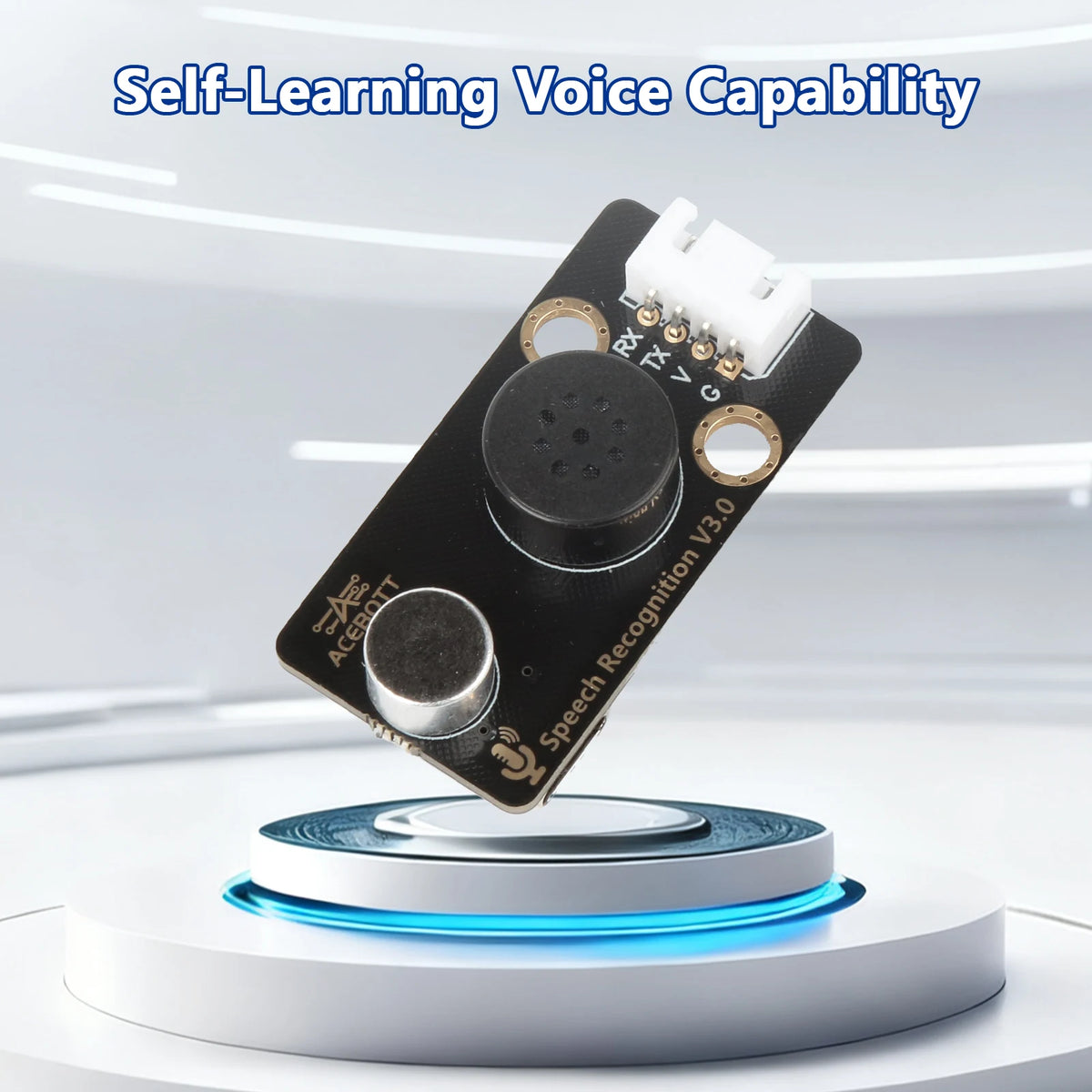 ACEBOTT Voice Recognition Module V3.0 with Broadcast Programmable Robot Sound Sensor Offline Speak Control for Arduino ESP32