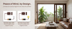 1-10PCS MC-38 Wired Door Window Sensor Magnetic Switch Home Alarm System Detector Reed Switch