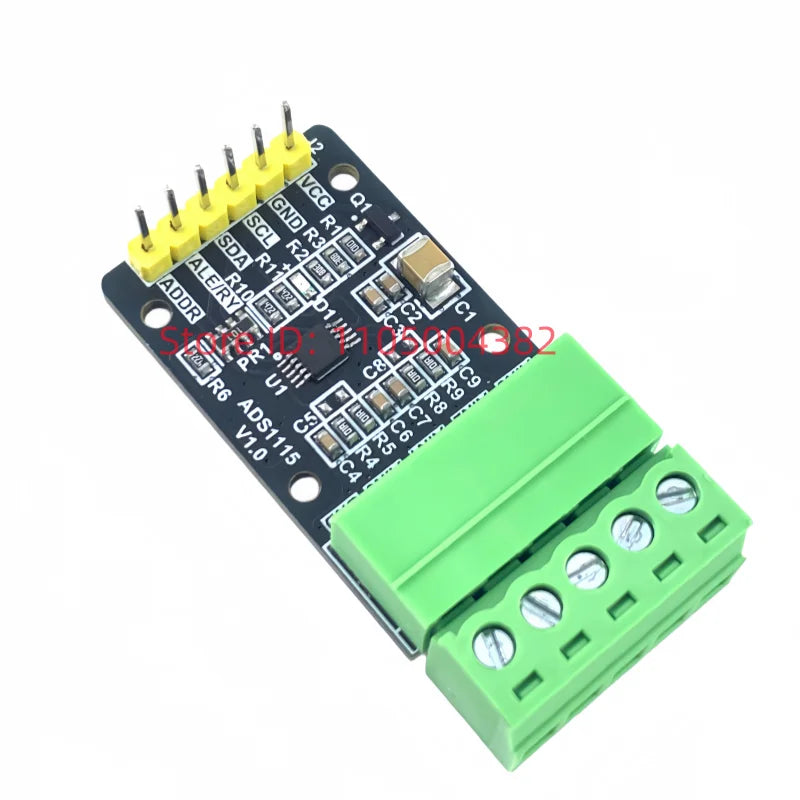 ADS1115 analog-to-digital converter - 4-channel high-precision 16-bit ADC data acquisition module - I2C communication