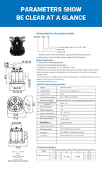 12V 24V 48V 200A Electric Stacker Forklift Tail Plate Switch Relay Plate Oil Pump Start DC Contactor T1241-200