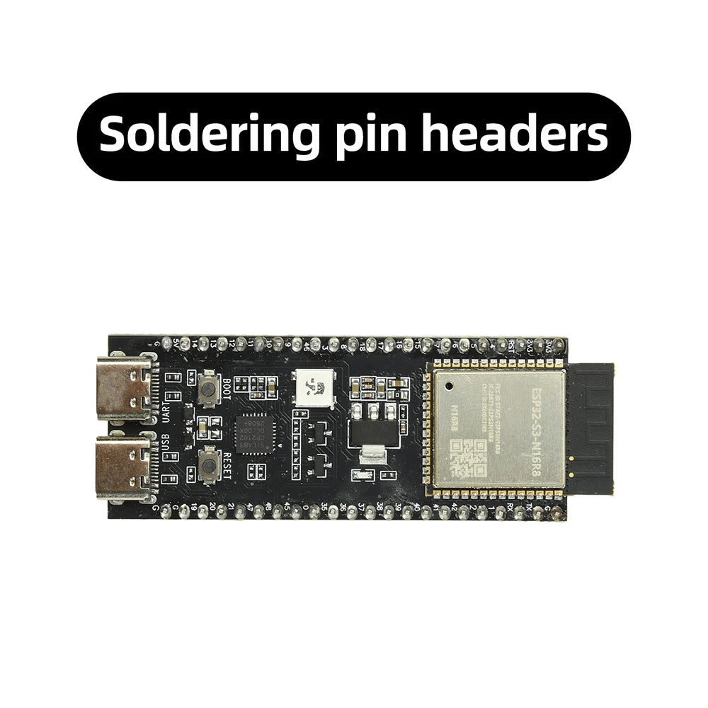 For ESP32-S3-DevKitC-1 WiFi BT Development Board Module CP2102 Onboard ESP32-S3-N16R8 Module 44Pin Type C
