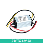 24V to 12V 5A 60W Converter Step Down 24V 12V 2A 24W Waterproof Module DC DC 1A-5A Buck Model Converter