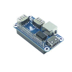 Raspberry Pi Zero W/2 W Ethernet & USB HUB HAT - 10/100M LAN RJ45 + 3-Port USB 2.0 Expansion Board for Home Assistant