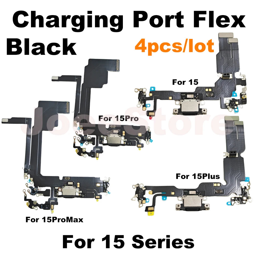 Wholesale Charging Port Flex Cable for iPhone 16 15 14 13 Pro Max USB Dock Charger Connector With Microphone Flex Cable Ribbon