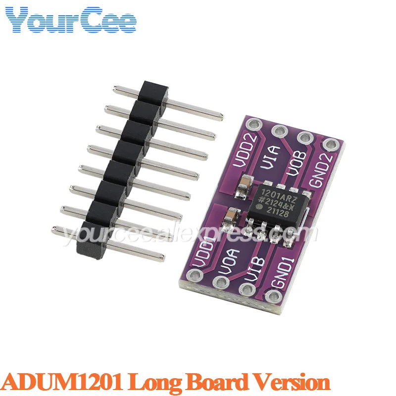10pcs/1pc ADUM1201 Serial Port Dual-Channel Digital Isolator Module Magnetic Isolation/SPI/CAN Bus Transceiver Signal Isolation