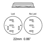 Electric Waterproof Power 12v Led Light Momentary Push Button Switch 8/10/12/16/19/22 Mm Pressure Switches 220v 24v 3v Keyboard