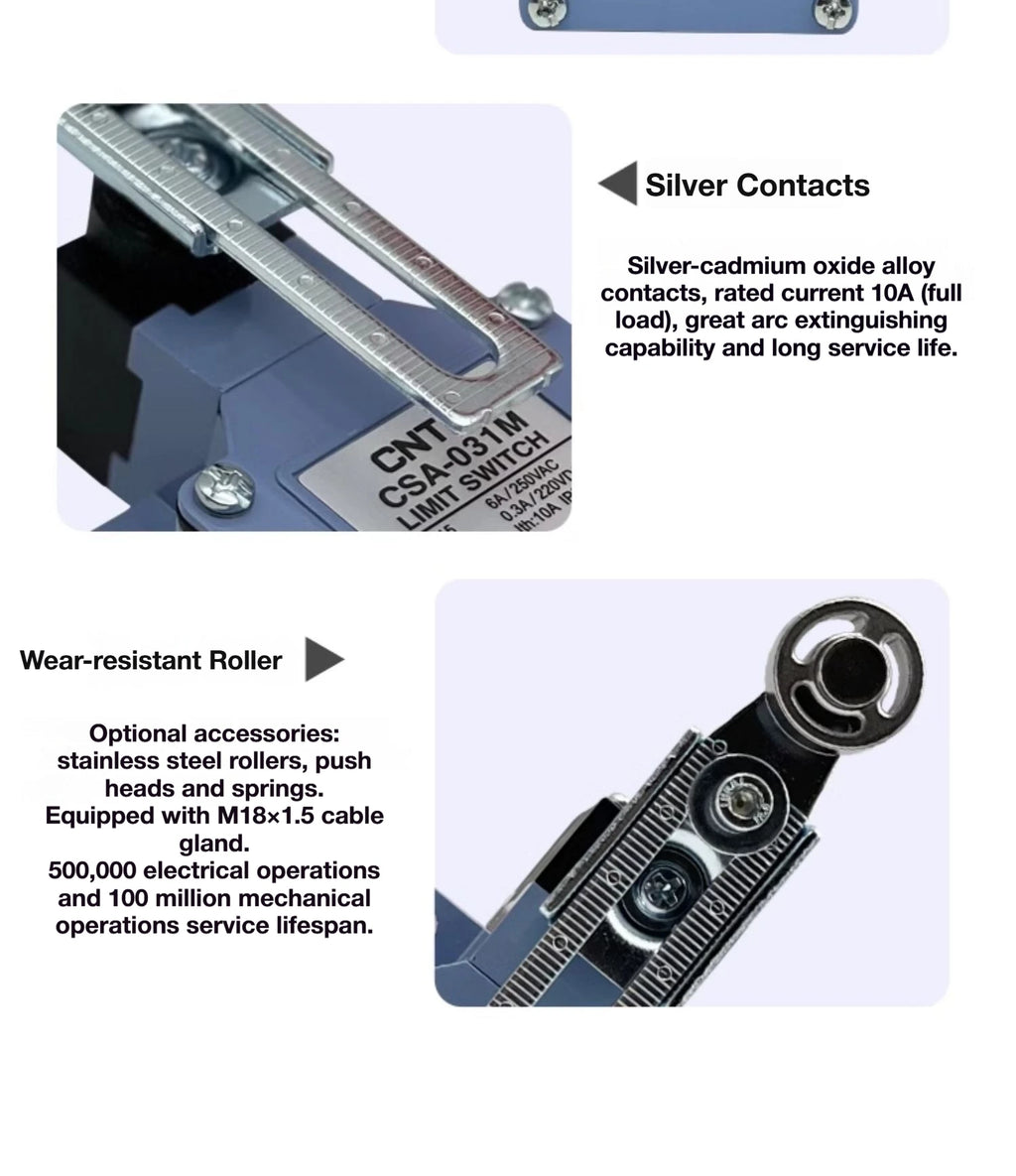 CNTD Limit Switch Micro Switch CSA-001 CSA-003 CSA-012 CSA-031 CSA-021 CSA-061 CSA-071 Waterproof Motion Sensor CSA-081 CSA-041