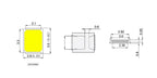 200PCS/LOT 2835 SMD 3V Pure White / Natural White / Warm White / Cool White LED 23-26LM Bright Lamp Beads Light Emitting Diode
