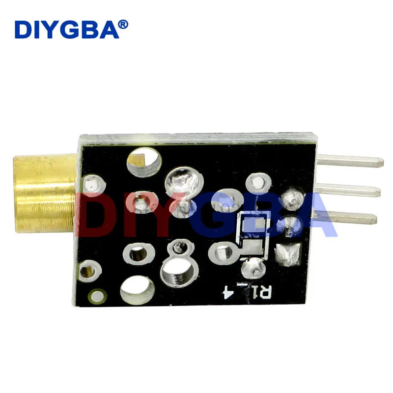 10pcs/lot KY-008 3pin 650nm Red Laser Transmitter Dot Diode Copper Head Module for arduino DIY Kit KY008