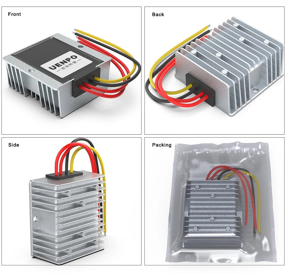 AC 12V24V Step-down to DC 12V Step-down Transformer Voltage Regulator AC36V48V to 12V Step-down Power Converter Onboard Adapter