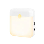 LED Smart Human Body Sensor Night Lights Emergency Automatic Lighting USB Charging Wireless Magentic Suction LED Cabinet Lights