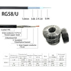 SMA Male to SMA Male Plug Jack RF Connector Pigtail Extension Cable RG174 RG178 RG316 RG58 RG142