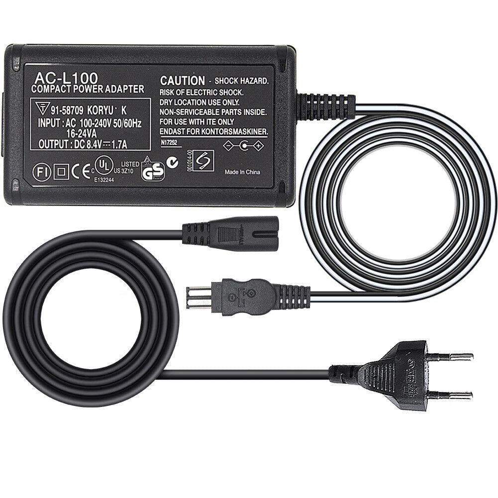AC-L100C For Sony Camera AC-L10A L10B L15 L100C Power Adapter NX100 AX2000 MC2500 HXR-NX3 CCD-TRV228 TRV615 PC104 MVC-FD200