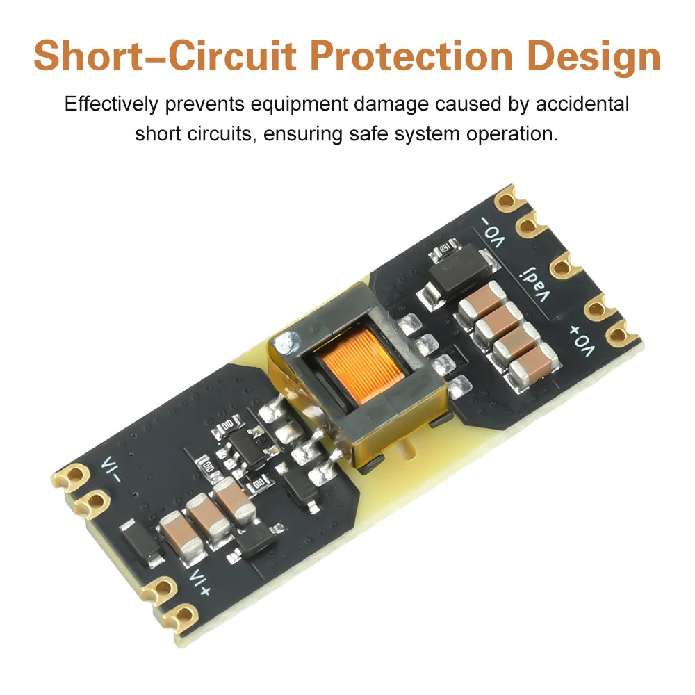 JW3510 Isolated Power Module DC-DC Converter 3-42V Input To 5/12V Output Buck-Boost Module