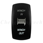 Marine 12V 24V White Led On Off Rocker Switch 5Pin SPST Momentary Switch DPDT ON OFF ON 3-Way for Car Boat Carling 4X4 Narva