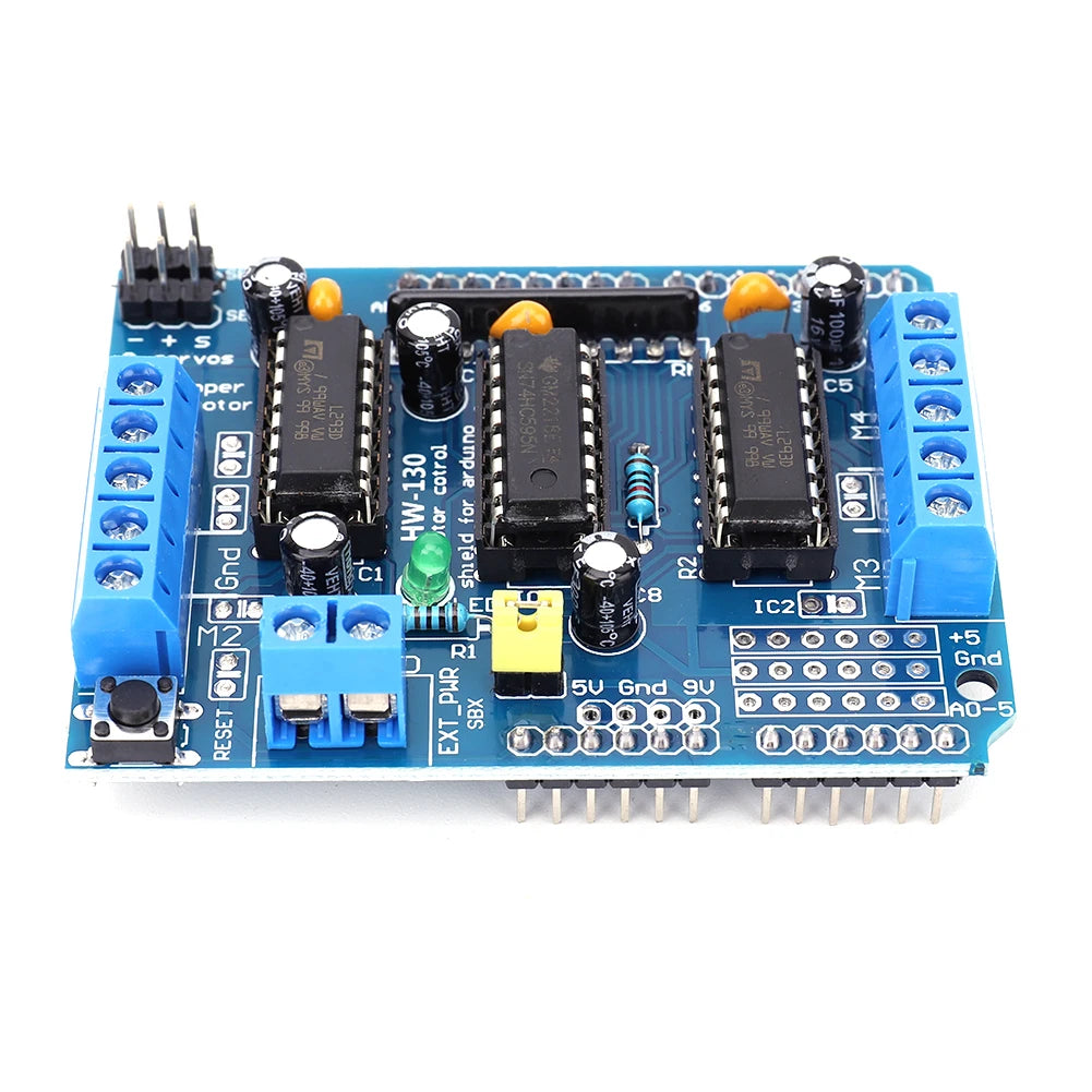 L293D Motor Drive Shield Expansion Board 4.5-36V 4CH Motor Drive Expansion Board for Arduino Raspberry Pi DIY Experiments
