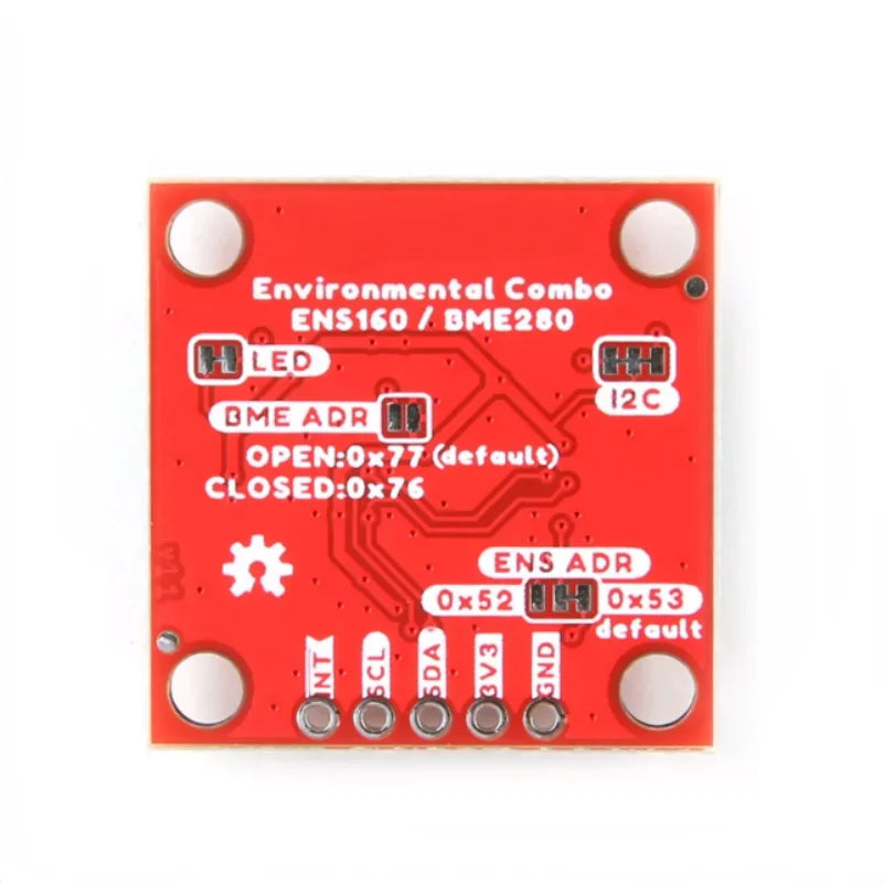 ENS160 + BME280 Environmental Combo Sensor Module Qwiic I2C Air Quality Temperature Humidity Pressure Breakout