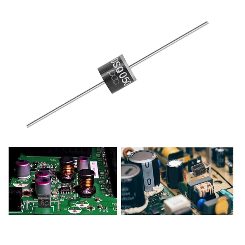 SAMIROB New  6PCS/Lot 30SQ050 Schottky Diode 30A 50V Axial for Solar Panel Parallel Reflow Protection