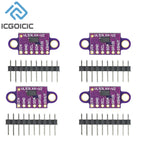 1-10PCS VL53L0X Time-of-Flight (ToF) Laser Ranging Sensor Breakout 940nm GY-VL53L0XV2 Laser Distance Module I2C IIC with Pin
